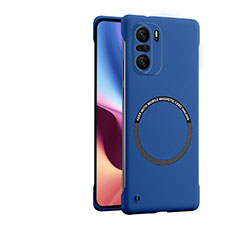 Funda Dura Plastico Rigida Carcasa Mate con Mag-Safe Magnetic para Xiaomi Mi 11i 5G Azul