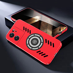 Funda Dura Plastico Rigida Carcasa Mate con Mag-Safe Magnetic para Xiaomi Mi 13T 5G Rojo