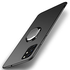 Funda Dura Plastico Rigida Carcasa Mate con Magnetico Anillo de dedo Soporte A01 para OnePlus 8T 5G Negro