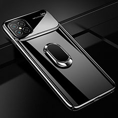 Funda Dura Plastico Rigida Carcasa Mate con Magnetico Anillo de dedo Soporte P01 para Huawei Nova 8 SE 5G Negro