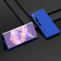 Funda Dura Plastico Rigida Carcasa Mate Frontal y Trasera 360 Grados BH1 para Huawei Mate Xs 2 Azul