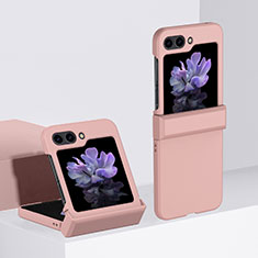 Funda Dura Plastico Rigida Carcasa Mate Frontal y Trasera 360 Grados BH2 para Samsung Galaxy Z Flip5 5G Oro Rosa