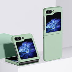 Funda Dura Plastico Rigida Carcasa Mate Frontal y Trasera 360 Grados BH3 para Samsung Galaxy Z Flip5 5G Menta Verde