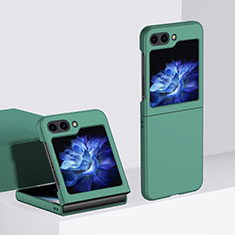 Funda Dura Plastico Rigida Carcasa Mate Frontal y Trasera 360 Grados BH3 para Samsung Galaxy Z Flip5 5G Verde