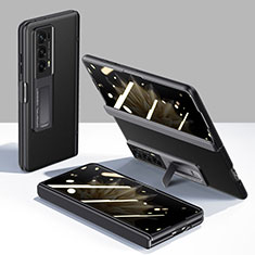 Funda Dura Plastico Rigida Carcasa Mate Frontal y Trasera 360 Grados GK5 para Huawei Honor Magic V2 5G Negro