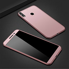 Funda Dura Plastico Rigida Carcasa Mate Frontal y Trasera 360 Grados M01 para Huawei P Smart (2019) Oro Rosa