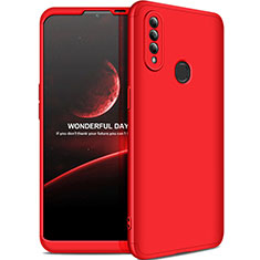 Funda Dura Plastico Rigida Carcasa Mate Frontal y Trasera 360 Grados M01 para Oppo A8 Rojo