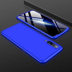 Funda Dura Plastico Rigida Carcasa Mate Frontal y Trasera 360 Grados M01 para Xiaomi Mi 9 Azul