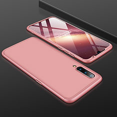 Funda Dura Plastico Rigida Carcasa Mate Frontal y Trasera 360 Grados M01 para Xiaomi Mi 9 Oro Rosa