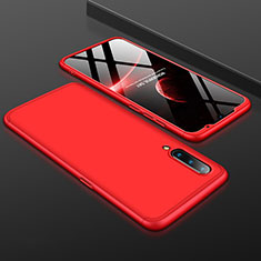 Funda Dura Plastico Rigida Carcasa Mate Frontal y Trasera 360 Grados M01 para Xiaomi Mi 9 Pro 5G Rojo