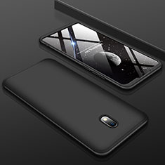 Funda Dura Plastico Rigida Carcasa Mate Frontal y Trasera 360 Grados M01 para Xiaomi Redmi 8A Negro