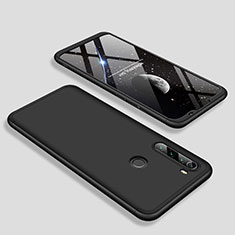 Funda Dura Plastico Rigida Carcasa Mate Frontal y Trasera 360 Grados M01 para Xiaomi Redmi Note 8T Negro