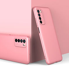 Funda Dura Plastico Rigida Carcasa Mate Frontal y Trasera 360 Grados P01 para Huawei Honor Play4 5G Oro Rosa