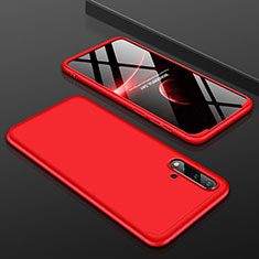 Funda Dura Plastico Rigida Carcasa Mate Frontal y Trasera 360 Grados P01 para Huawei Nova 5 Pro Rojo