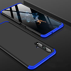 Funda Dura Plastico Rigida Carcasa Mate Frontal y Trasera 360 Grados P01 para Huawei Nova 5T Azul y Negro