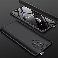 Funda Dura Plastico Rigida Carcasa Mate Frontal y Trasera 360 Grados P01 para Xiaomi Redmi K30 Pro Zoom Negro