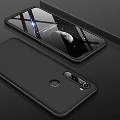 Funda Dura Plastico Rigida Carcasa Mate Frontal y Trasera 360 Grados P01 para Xiaomi Redmi Note 8 (2021) Negro