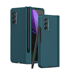 Funda Dura Plastico Rigida Carcasa Mate Frontal y Trasera 360 Grados P02 para Samsung Galaxy Z Fold2 5G Verde