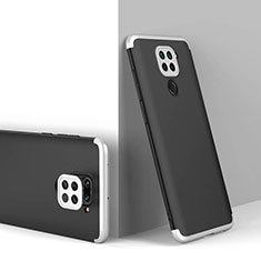 Funda Dura Plastico Rigida Carcasa Mate Frontal y Trasera 360 Grados P02 para Xiaomi Redmi 10X 4G Plata