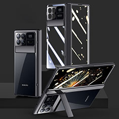 Funda Dura Plastico Rigida Carcasa Mate Frontal y Trasera 360 Grados P03 para Xiaomi Mix Fold 3 5G Negro