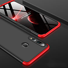 Funda Dura Plastico Rigida Carcasa Mate Frontal y Trasera 360 Grados para Huawei Enjoy 9s Rojo y Negro