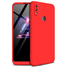 Funda Dura Plastico Rigida Carcasa Mate Frontal y Trasera 360 Grados para Huawei Enjoy Max Rojo