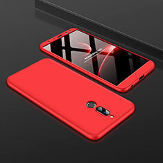 Funda Dura Plastico Rigida Carcasa Mate Frontal y Trasera 360 Grados para Huawei G10 Rojo