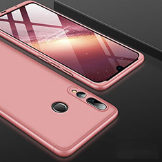Funda Dura Plastico Rigida Carcasa Mate Frontal y Trasera 360 Grados para Huawei Honor 20E Oro Rosa