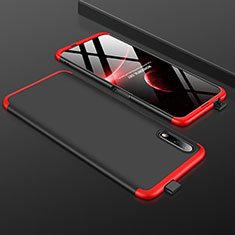 Funda Dura Plastico Rigida Carcasa Mate Frontal y Trasera 360 Grados para Huawei Honor 9X Rojo y Negro