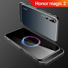 Funda Dura Plastico Rigida Carcasa Mate Frontal y Trasera 360 Grados para Huawei Honor Magic 2 Negro