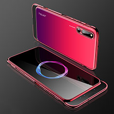Funda Dura Plastico Rigida Carcasa Mate Frontal y Trasera 360 Grados para Huawei Honor Magic 2 Rojo