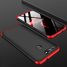 Funda Dura Plastico Rigida Carcasa Mate Frontal y Trasera 360 Grados para Huawei Honor V20 Rojo y Negro