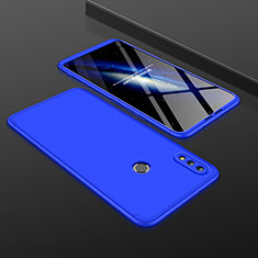 Funda Dura Plastico Rigida Carcasa Mate Frontal y Trasera 360 Grados para Huawei Honor View 10 Lite Azul