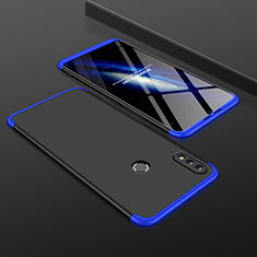 Funda Dura Plastico Rigida Carcasa Mate Frontal y Trasera 360 Grados para Huawei Honor View 10 Lite Azul y Negro