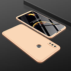 Funda Dura Plastico Rigida Carcasa Mate Frontal y Trasera 360 Grados para Huawei Honor View 10 Lite Oro