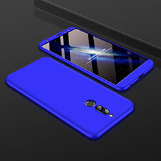 Funda Dura Plastico Rigida Carcasa Mate Frontal y Trasera 360 Grados para Huawei Mate 10 Lite Azul