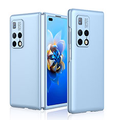 Funda Dura Plastico Rigida Carcasa Mate Frontal y Trasera 360 Grados para Huawei Mate X2 Azul