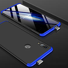 Funda Dura Plastico Rigida Carcasa Mate Frontal y Trasera 360 Grados para Huawei P Smart Z Azul y Negro