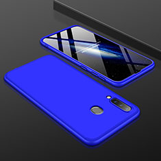 Funda Dura Plastico Rigida Carcasa Mate Frontal y Trasera 360 Grados para Samsung Galaxy A30 Azul
