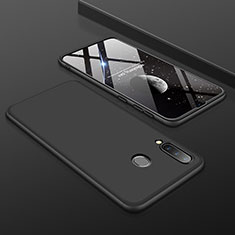 Funda Dura Plastico Rigida Carcasa Mate Frontal y Trasera 360 Grados para Samsung Galaxy A30 Negro