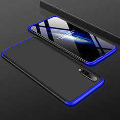 Funda Dura Plastico Rigida Carcasa Mate Frontal y Trasera 360 Grados para Samsung Galaxy A30S Azul y Negro