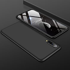 Funda Dura Plastico Rigida Carcasa Mate Frontal y Trasera 360 Grados para Samsung Galaxy A30S Negro