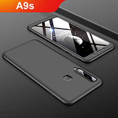 Funda Dura Plastico Rigida Carcasa Mate Frontal y Trasera 360 Grados para Samsung Galaxy A9s Negro
