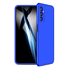 Funda Dura Plastico Rigida Carcasa Mate Frontal y Trasera 360 Grados para Samsung Galaxy F13 4G Azul