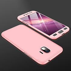 Funda Dura Plastico Rigida Carcasa Mate Frontal y Trasera 360 Grados para Samsung Galaxy Grand Prime Pro (2018) Rosa