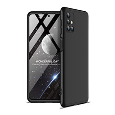 Funda Dura Plastico Rigida Carcasa Mate Frontal y Trasera 360 Grados para Samsung Galaxy M31s Negro
