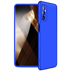 Funda Dura Plastico Rigida Carcasa Mate Frontal y Trasera 360 Grados para Samsung Galaxy M52 5G Azul
