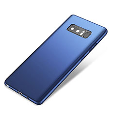 Funda Dura Plastico Rigida Carcasa Mate Frontal y Trasera 360 Grados para Samsung Galaxy Note 8 Azul
