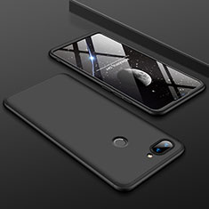 Funda Dura Plastico Rigida Carcasa Mate Frontal y Trasera 360 Grados para Xiaomi Mi 8 Lite Negro