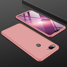 Funda Dura Plastico Rigida Carcasa Mate Frontal y Trasera 360 Grados para Xiaomi Mi 8 Lite Oro Rosa
